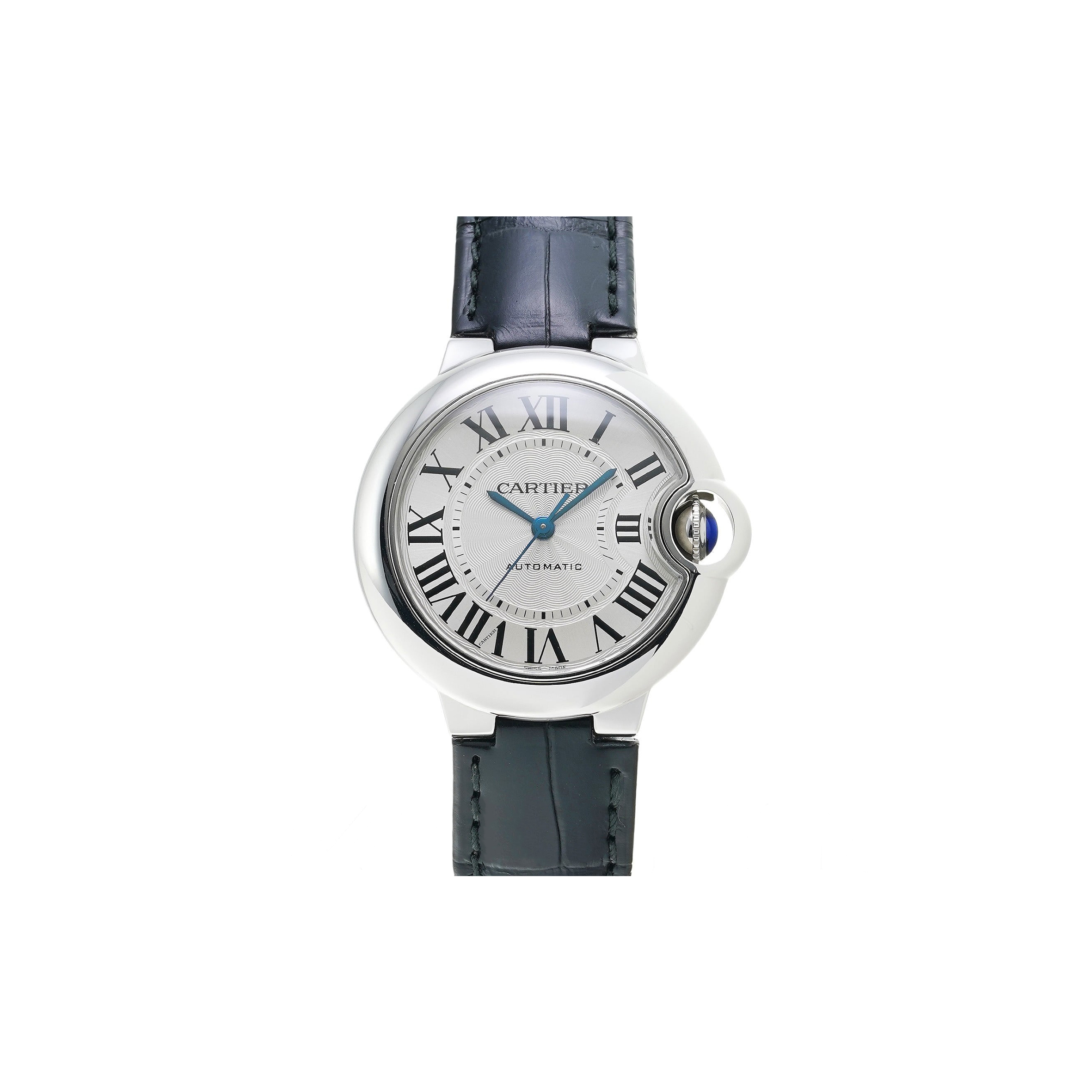 CARTIER BLUE BALLOON 33MM WATCH W6920085